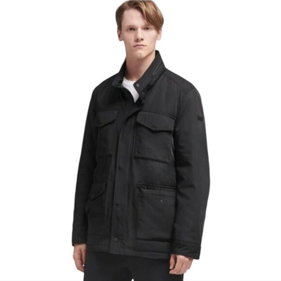 DKNY Men's M-65 Field Heavyweight Winter Jacket Black Size Medium - Picture 1 of 16